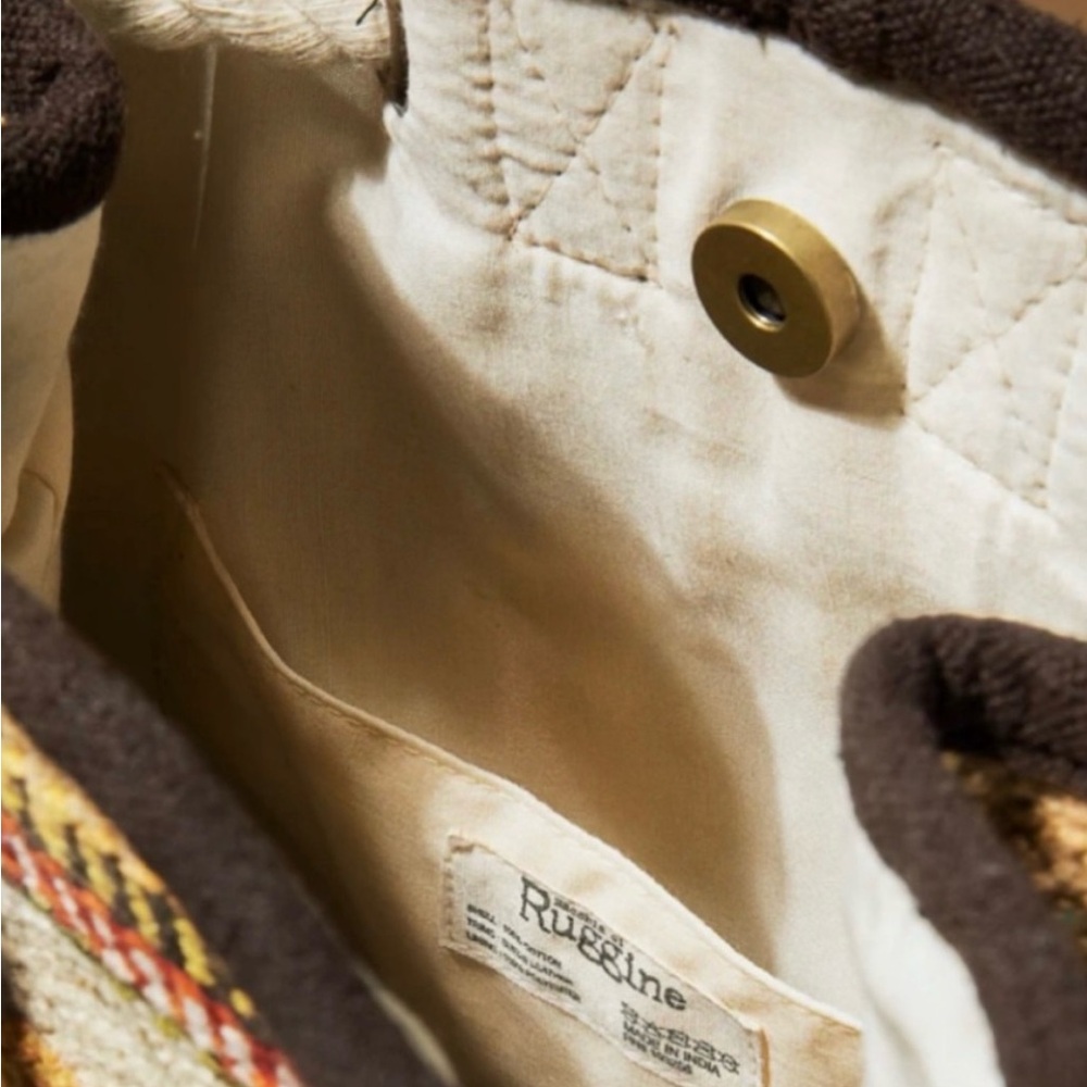 NWT! Bohemian Handmade Ruggine Tote or Backpack - Picture 6 of 11